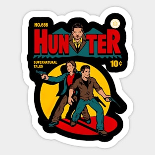 No 666 Hunter Supernatural Rales Sticker